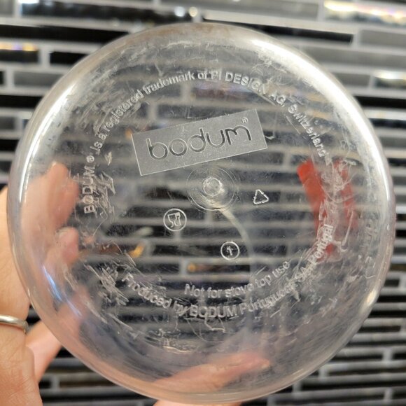 BODUM CHAMBORD FRENCH COFFEE PRESS 8 CUP 34 OZ TRITAN PLASTIC GRAY PORTUGAL RARE - Picture 10 of 14